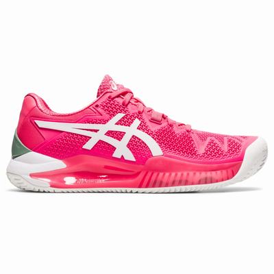 Női Asics Gel-Resolution 8 Clay Teniszcipő AS0326715 Rózsaszín/Fehér